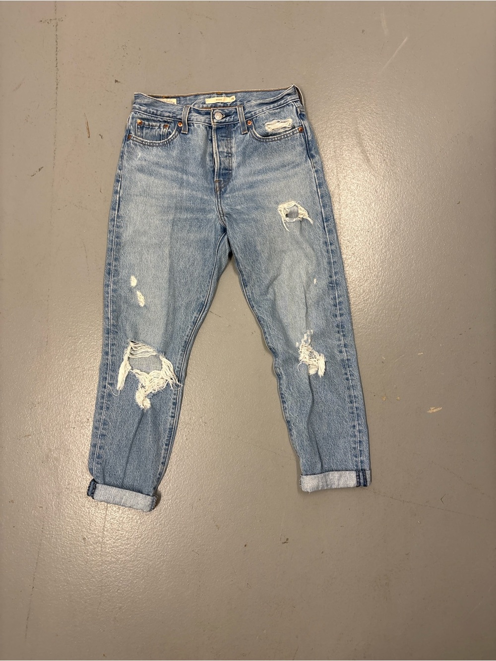 Levi’s Light Blue Distressed Women's Jeans